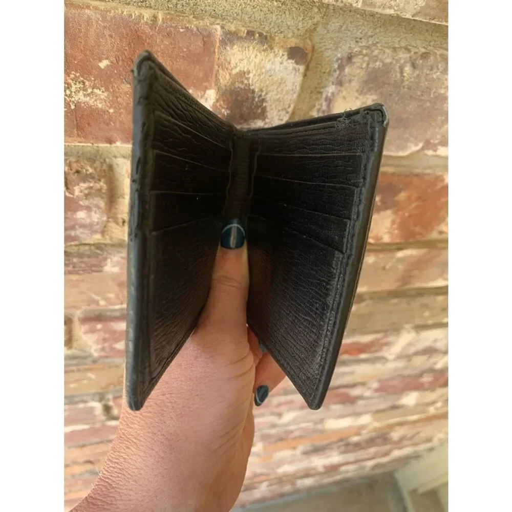 authentic Salvatore Ferragamo Gancini Bifold Wallet